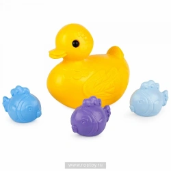 Duck and fish bath set