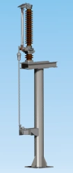 Earthing clamps of ZON-110 kV series