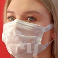 White 3-layer protective mask, 30 pcs/pack (pack), article no. 603-761