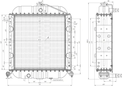 Water radiator D245S-956.1301.100