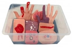 Set of simulators of wounds and burns of production from 8 moulages ???8