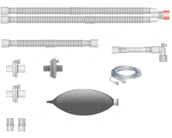 Respiratory devices for joint use with anaesthetic and resuscitation equipment, version: a