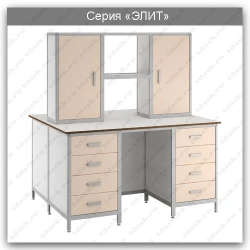 Laboratory island table Elite series: SLO.03.02