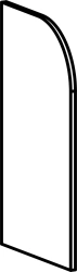 Side panel 8510 P/L Series "Waiting area Galant"