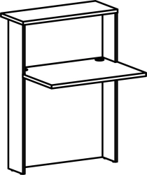 High counter 8504 Series "Galant waiting area"