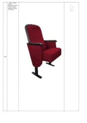 Armchair, brand "Vienna", size:540×550/700×950, seat cushion thickness 120-140 mm