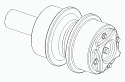Support roller 3006-21-150SB