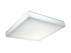 LED ceiling luminaire AOT.OPL ECO LED 600 4000K 33VT 4000K 3350LM 102LM/WT 640x640x75MM UHL4 5KG IP40 > 0.98 >80 not