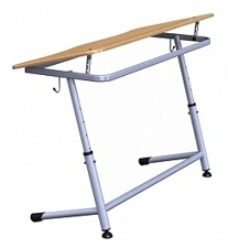 Two-seater adjustable desk, article PL-DU4-6