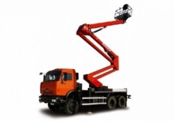 Vehicles of modifications 4388D1 - platform with hydraulic lift (AGP) on KAMAZ chassis, type 65115, modifications