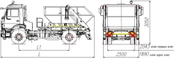 Hopper truck of model MK-4512-02