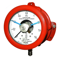 Indicating signalling manovacuum gauges DA2005Cr1Ex with explosion protection marking 1Ex d IIB T4 Gb