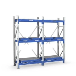 Shelving unit with pull-out trays 1687 series