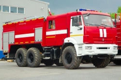 Foam extinguishing vehicle APT-(4,0-8,0)-100, type 58815K43118, modification APT (4,0-8,0)-100 (43118), on chassis KAMAZ-43118-A