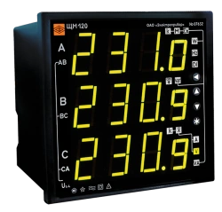 Multifunctional digital electrical metering device: ShchM120 version