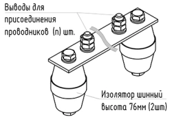 Main earthing bar GZSh.05-430.290.7M8-M