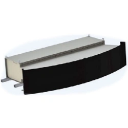 Stationary electric heat curtain, KALASHNIKOV trade mark, model KAC-AD3520E36 Curved