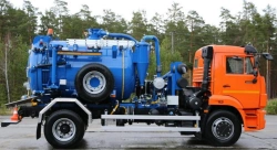 Slush truck of 4690A2-50 modification on KAMAZ 43253 chassis.