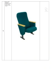 Armchair, brand "Forward-lux", size:540*660*1020 mm (W*H*H), seat cushion thickness 130 mm