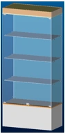 Wall cabinet (on crabs) 900 x 450 x h 2000