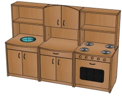 Play kitchen No.1 H=800/ BIM17