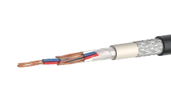Ship communication cable of SSPSVEVng(A)-LS grade with insulation made of silanol cross-linked polyethylene, sheathed in polyvin