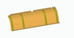 Ceiling panel right-hand section B 621365-5702213-79