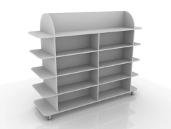 Double rack-stand, 304-001-8, 1710x600x1650