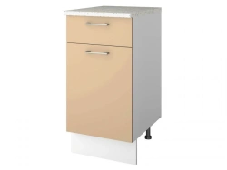 Floor cabinet table with a drawer and a door Model: STYA-1 of "Edelwood" trade mark