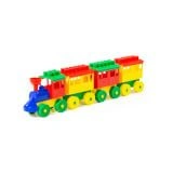 Constructor - Steam Locomotive with three wagons, Article 2051.