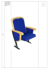 Armchair, brand "Venice-Lux", size: 540*690*970 mm (W*H*H), seat cushion thickness 140 mm