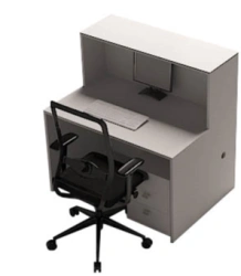 Universal 1200 C barrier, marking "MS FURNITURE"