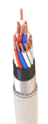Control cable with copper conductors and rubber insulation for rated alternating voltage up to 660 V with frequency up to 100 Hz