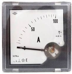 Panelboard microammeter, milliammeter, ammeter and voltmeter: version E42704.8