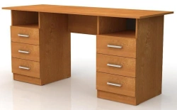 Two-desk writing desk Model: SPT-1 of "Edelwood" trade mark