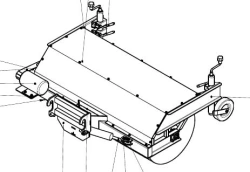 Machinery and equipment for public utilities: Municipal road brush.