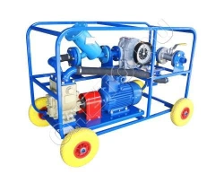 MKT UFP 380.18.025.40.200 on the basis of NSV 300/3 pump for pumping and accounting of fuels and lubricants, oil products, alcoh