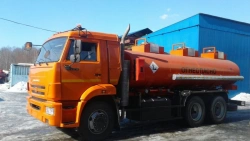 Refuelling truck of 576556 type on the base chassis KAMAZ 43118-A5, 43118-50, 43118-RR, 43118-RS.