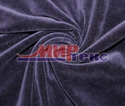 Synthetic knitted fabric (B-80%, PE-20%) smoothly dyed, plush, one-sided cut one-sided looped fleece on the backing of coulir r