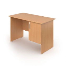 Teacher's desk with hanging cabinet