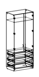 Wardrobe cupboard for children