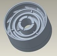Guide apparatus, D1050N, 0.68 inch shaft, Niresist / DIFFUSER: D1050N, .68, NI-RST part number 100807520.