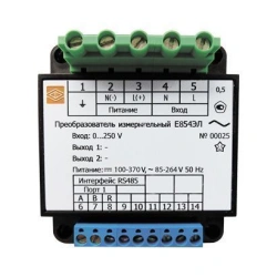 Measuring converter of direct current and voltage, alternating current and voltage: version E854EL