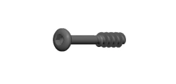 Spongy screw Ø 4 mm, length 10 to 70 mm, 2 to 5 mm pitch, article number 22.14.XX
