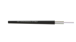 Subscriber fibre-optic cable is intended for laying inside (attic) premises, in pipes, boxes and trays mark