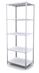 Lightweight 5-shelf warehouse rack STKO-5G1 1030x300x1850