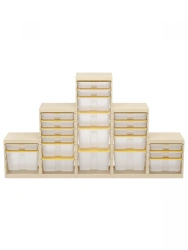 Play shelving unit 5 sections with container set / storage system Igroteca