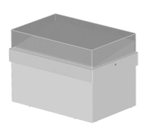 Horizontal display cabinet 1200 x 800 x 850 mm