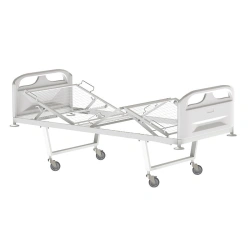 KF3-01-"MSC" (MSC-103P) - Functional bed, on wheels, plastic backrests, bed - steel mesh, mechanically adjustable.