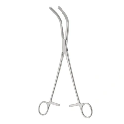 TZ-01-269-23,3 Rigid clamp for vaginal operations No.2, curved, 233 mm